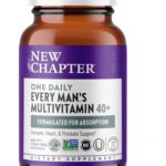 New Chapter Mens Multivitamin 40+, Extra B6 & B12, D3, Vitamin C & Zinc, Immune, Heart, Cellular Energy, and Brain Health, Gentle on The Stomach, One Daily, Non-GMO, Gluten-Free, 72 Tablets