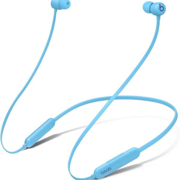 Beats Flex Wireless Portable Bluetooth Earbuds Built-in Microphone - Flame Blue (Renewed)