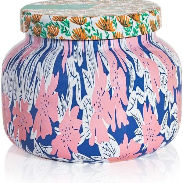 Capri Blue Scented Candles - Pattern Play Glass Jar Candles - Long Lasting Soy Wax Blend - Luxury Home Decor - Notes of Tropical Fruits & Sugared Citrus - Gifts for Women (Volcano, 19 oz)