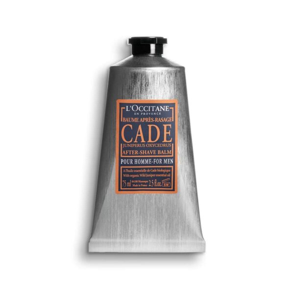 LOccitane Cade Comforting After-Shave Balm, Mens Skincare for Post-Shave Hydration, Soothing Daily Moisturizer with Essential Oils, Non-Greasy