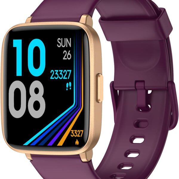 LIVIKEY Fitness Tracker Watch with Heart Rate Monitor, Activity Tracker with Pedometer, Sleep Monitor, Calories & Step Counter, IP68 Waterproof Smart Watches for Women Men Fitness Watch for Sports