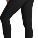 IUGA High Waist Yoga Pants with Pockets, Leggings for Women Tummy Control, Workout Leggings for Women 4 Way Stretch
