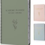 Aesthetic 2025-2026 Academic Planner - A Beautiful 7" x 10" Daily Planner for Women or Men with Weekly & Monthly Spreads For The 25-26 School Year - Runs From July 2025 - June 2026