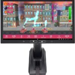 Aviron Strong Series Rower: 22" HD Touchscreen, Dual Air & Magnetic Resistance up to 100 lbs. Game-Based Workouts, Streaming, Compact Design, Black