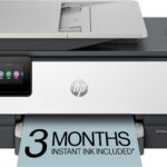 HP OfficeJet Pro 8125e Wireless All-in-One Color Inkjet Printer, Print, scan, Copy, ADF, Duplex Printing Best-for-Home Office, 3 Month Instant Ink Trial Included, AI-Enabled (405T6A)