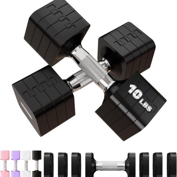 20LB 40LB 50LB Adjustable Dumbbell Set Free Weights Dumbbells Set for Women Men Hand Weights Sets Adjust Dumbbell Weight Sets for Home Gym Exercise Workout Strength Training Equipments