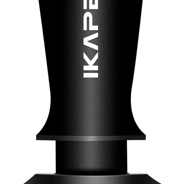 IKAPE 53.3mm Espresso Tamper, Premium Barista Coffee Tamper with Calibrated Spring Loaded, Threaded Stainless Steel Base Tamper Fits for Breville Series 54mm Portafilter Basket