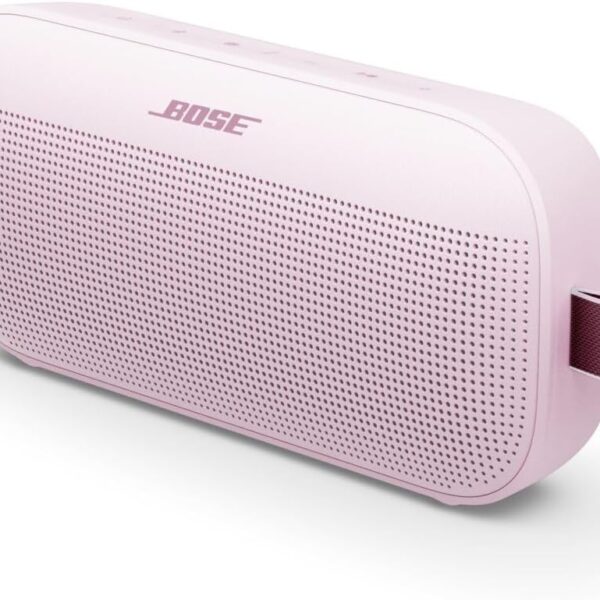 Bose SoundLink Flex Bluetooth Speaker (2nd Gen) - Portable Outdoor Speaker with Hi-Fi Audio, Waterproof and Dustproof, USB-C, Up to 12 Hours Battery Life, Petal Pink - Limited Edition Color