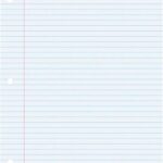 School Smart 3-Hole Punched Filler Paper w/Red Margin, 8-1/2 x 11 Inches, College Ruled, 200 Sheets, White