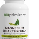 BIOptimizers Magnesium Breakthrough Supplement with 500mg - 7 Forms of Magnesium: Glycinate, Malate, Citrate, and More - Natural Support for Sleep and Cognitive Function -30 Capsules- Calming Vitamins