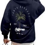 SOLY HUX Hoodies for Men Graphic Letter Print Oversized Sweatshirt Drop Shoulder Long Sleeve Pullover Tops