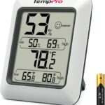 TempPro TP50 Digital Hygrometer Indoor Thermometer Room Thermometer and Humidity Gauge with Temperature Humidity Monitor(Previously ThermoPro)