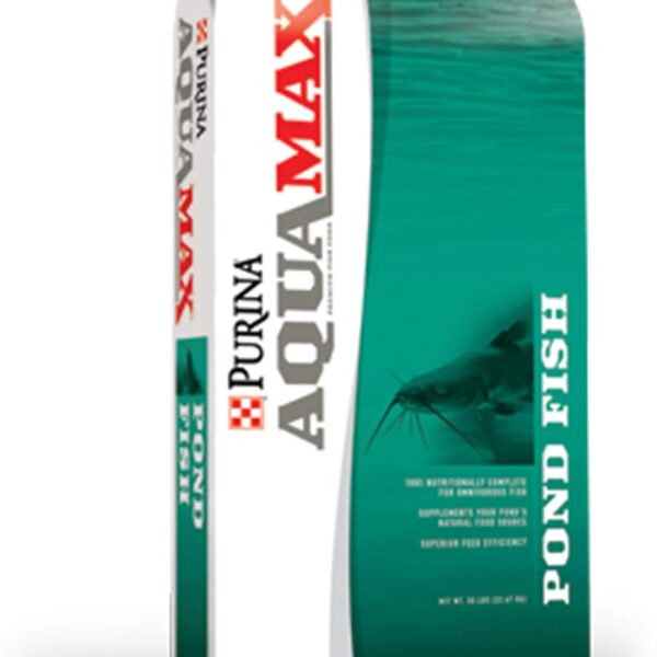 Purina AquaMax Pond Fish 2000 | Floating Pond Fish Food for Ponds and Lakes | Bluegill Fish Food, Game Fish Food, Catfish, Koi & Bass Food, 50 Pound (50 LB) Bag