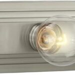 Designers Fountain 3-Lights Melrose Vanity Light Fixture, 18 Inch Wall Mount Sconce for Bathroom, Bedroom or Mirror, Brushed Nickel, 6613-BN