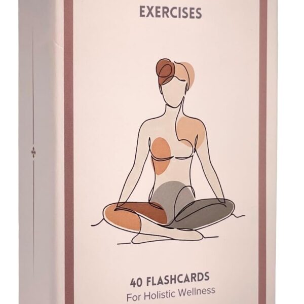 40 Somatic Therapy Exercise Cards - Mindfulness and Coping Skills Cards for Anxiety and Stress Relief | Emotional Healing, Grounding and Meditation Tool for Body Awareness | Perfect Self-Care Gift