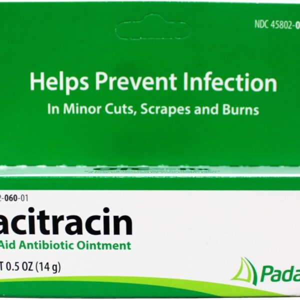Bacitracin First aid Antibiotic Ointment, USP - 1/2 Oz