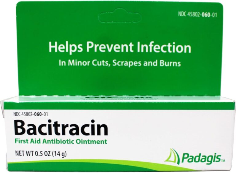 Bacitracin First aid Antibiotic Ointment, USP - 1/2 Oz