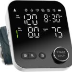 Blood Pressure Monitor Upper Arm Monitors for Home Use Adjustable 8.7"-16.5" Cuff LED Display 2x120 Memory Intelligent Voice Portable Machine with Storage Bag