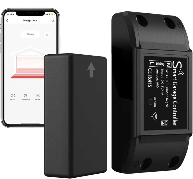 AGSHOME Wireless Smart Wi-Fi Garage Door Opener TUYA and Smart Life APP Real-time Monitoring, DIY Home Security