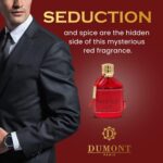 Dumont Nitro Red 3.4 Fl Oz Eau De Parfum for Men Rich Fruity Woody Floral Fragrance Luxurious Long Lasting Scent