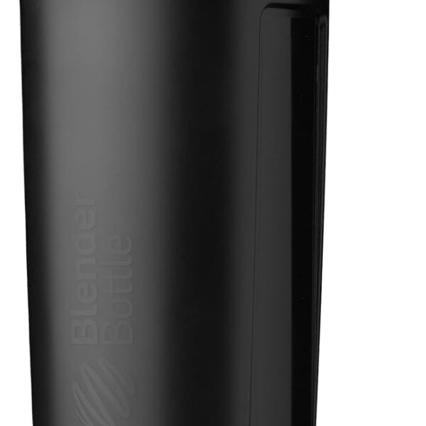 BlenderBottle Classic V2 Shaker Bottle Perfect for Protein Shakes and Pre Workout, 32-Ounce, Black