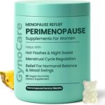 Perimenopause Supplements Women | Premenopausal Gummy Vitamins | Relief for Hormonal Balance & Mood Swings | Supports Menstrual Cycle Regulation | 60 Vegan Gummies