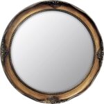 Funerom Vintage 12.2 inch Decorative Wall Mirror Hanging Mirror Round Antique Gold