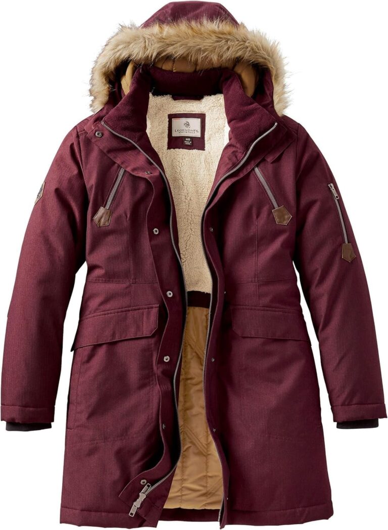 Legendary Whitetails Womens Parka with Hood Water Resistant Shell Polyfill Insulated Winter Coat