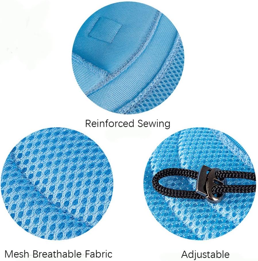 leconpet Mesh Baseball Pet Caps with Ear Holes Adjustable Comfortable Dog Hats for Small Medium and Large Dogs Cat Cap (Small, Blue) leconpet Mesh Baseball Pet Caps with Ear Holes Adjustable Comfortable Dog Hats for Small Medium and Large Dogs Cat Cap (Small, Blue)