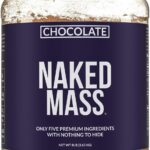 NAKED Chocolate Mass Gainer - All Natural Weight Gainer Protein Powder - 8lb Bulk, GMO Free, Gluten Free & Soy Free. No Artificial Ingredients - 1,360 Calories