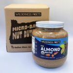 Wilderness Poets, Almond Butter - Organic Raw Nut Butter (4 Pound) - Vegan, Gluten Free, Non GMO, No Salt, No Sugar