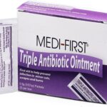 Medi-First First Aid Antibiotic 0.5 Gram Individual Packet Ointment 400 IU - 5 mg - 5,000 IU/Gram Strength, 25 Ct