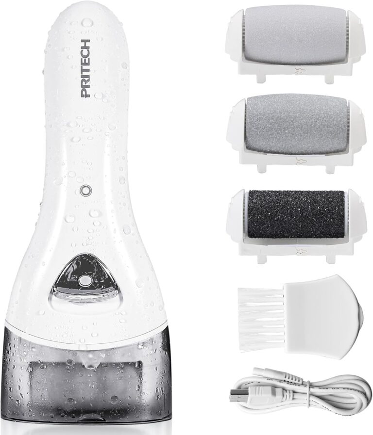 Electric Feet Callus Removers Rechargeable,Portable Electronic Foot File Pedicure Tools, Electric Callus Remover Kit,Professional Pedi Feet Care Perfect for Dead,Hard Cracked Dry Skin