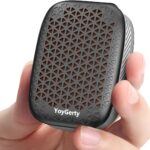 2026 Upgrade Wearable Bluetooth 5.4 Speaker, IPX7 Waterproof Clip-on Wireless Mini Portable Speakers, Built-in Mic, Hands-Free Music/Calls for Work/Cycling/Home/Party/Outdoor(Black)