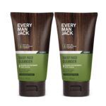 Every Man Jack Hydrating Face Wash for Men with Hyaluronic Acid & Niacinamide  Gently Removes Dirt and Oil, Revives Dry, Dull Skin  5 fl oz (2 Pack)