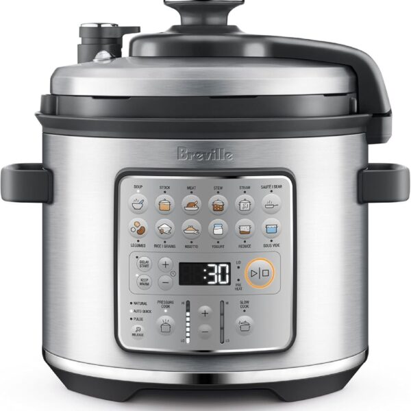 Breville Fast Slow Go Pressure Cooker BPR680BSS, Brushed Stainless Steel