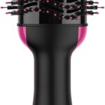 Hair Dryer Brush Blow Dryer Brush in One, Upgraded 4 in 1 Hair Dryer and Styler Volumizer with Negative Ion Anti-frizz Ceramic Titanium Barrel Hot Air Hair Straightener Brush