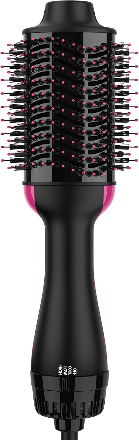 Hair Dryer Brush Blow Dryer Brush in One, Upgraded 4 in 1 Hair Dryer and Styler Volumizer with Negative Ion Anti-frizz Ceramic Titanium Barrel Hot Air Hair Straightener Brush Hair Dryer Brush Blow Dryer Brush in One, Upgraded 4 in 1 Hair Dryer and Styler Volumizer with Negative Ion Anti-frizz Ceramic Titanium Barrel Hot Air Hair Straightener Brush