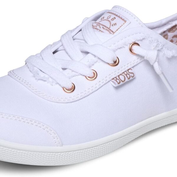 Skechers Women's Bobs B Cute Sneaker - Memory Foam, Flexible Outsole, Lightweight Vegan Shoes