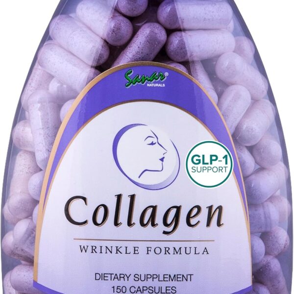 Sanar Naturals Collagen Pills for Women & Men | Hydrolyzed Peptides with Vitamin E & Vitamin C | Supports Hair, Nail, Skin, Bone & Joint Health, Reduce Wrinkles | Grass Fed, Non-GMO,150 Capsules