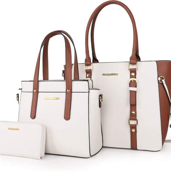 Montana West 3PCS Purses for Women Tote Bag and Wallet Set Shoulder Satchel Handbags