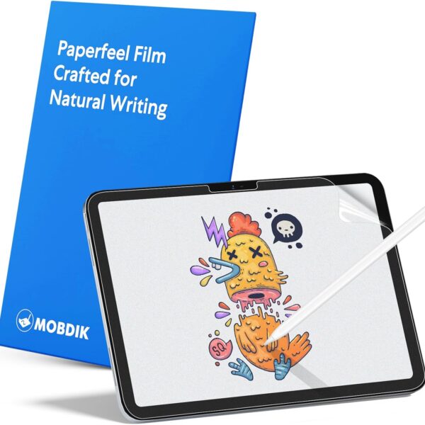 MOBDIK 2 Pack Paperfeel Screen Protector Compatible with iPad A16 11th/10th Generation 2025/2022 & iPad Air 11 M4/M3/M2 2026/2025/2024, Crafted for Natural Writing, Anti Glare, Easy Installation
