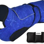 Dog Cooling Vest with Ice Pack  2-Layer Evaporative Cooling Jacket with High Collar, UV Protection & Size-Matched Ice Pack  Cooling Vest for Dogs for Hot Weather (Blue Aqua, X-Small)