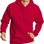 Hanes Men's EcoSmart Hoodie, Midweight Fleece, Pullover Hooded Sweatshirt