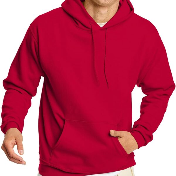 Hanes Men's EcoSmart Hoodie, Midweight Fleece, Pullover Hooded Sweatshirt