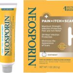 Neosporin + Pain, Itch & Scar, First Aid Triple Antibiotic Ointment for Infection Protection and Wound Care with Maximum Strength Pain and Itch Relief, Helps Minimize The Appearance of Scars, 1 oz