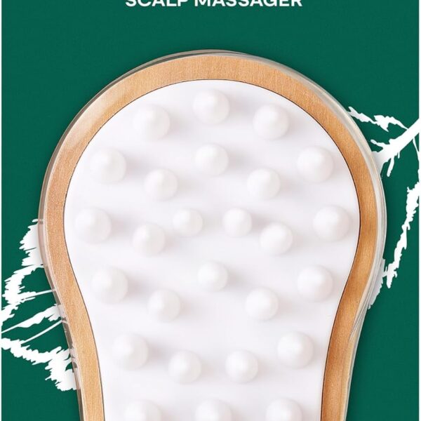 EcoTools Scalp Massager, Scalp Scrubber Stimulates & Exfoliates for Better Hair Health, Reduces Product Build-Up, Gentle Silicone Bristles Massage, Eco-Friendly & Cruelty-Free, 1 Count