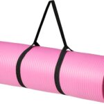 Amazon Basics Extra Thick Exercise Yoga Mat with Carrying Strap
