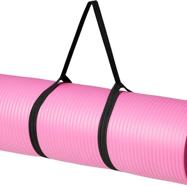 Amazon Basics Extra Thick Exercise Yoga Mat with Carrying Strap