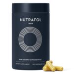 Nutrafol Men's Hair Growth Supplements, Clinically Tested for Visibly Thicker Hair and Scalp Coverage, Dermatologist Recommended - 1 Month Supply